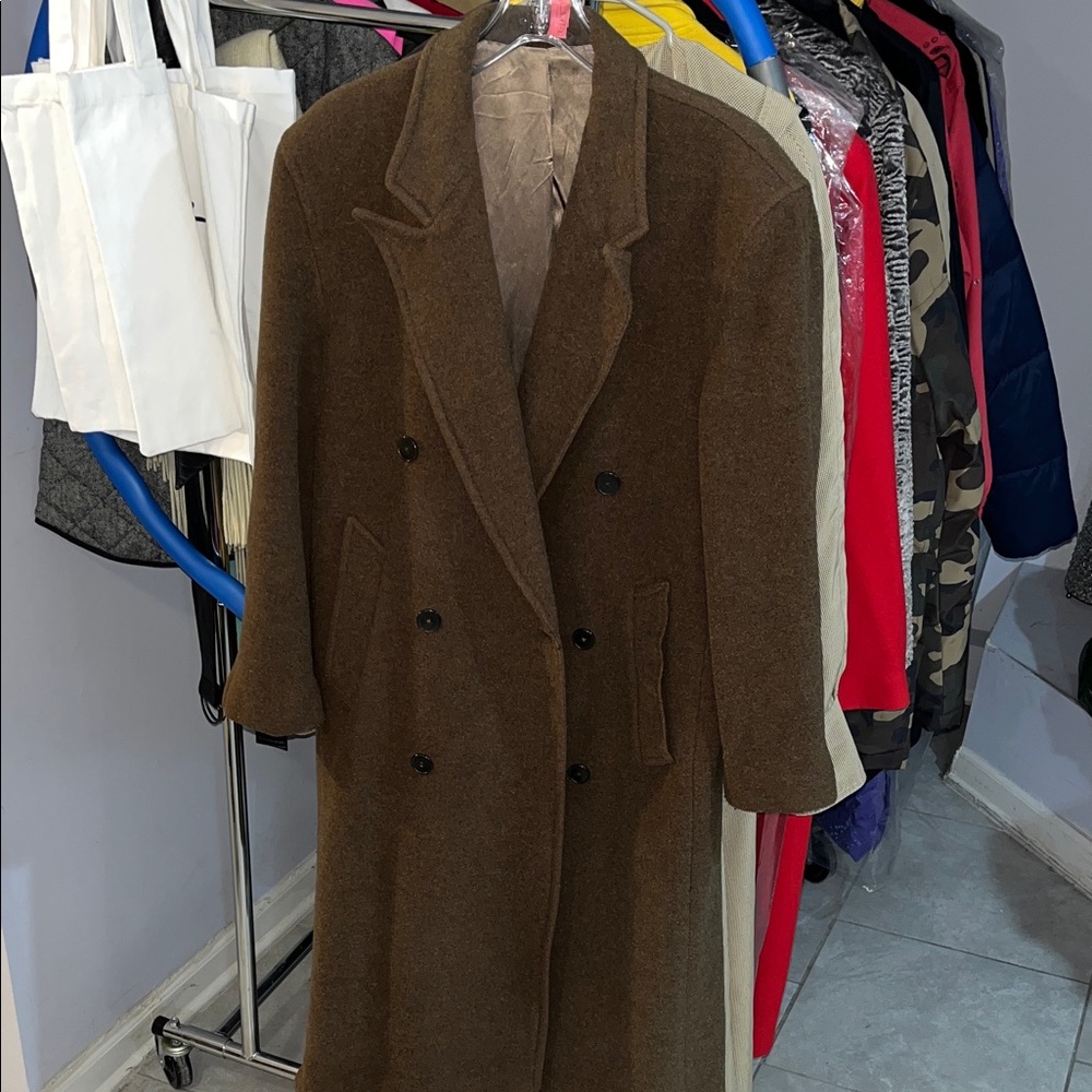 Barneys New York Chocolate Brown Coat